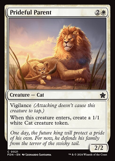 Prideful Parent highlighted card art