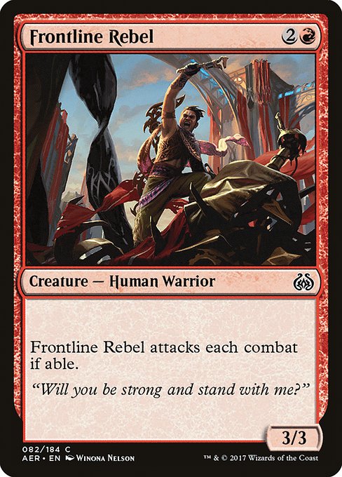 Frontline Rebel from Aether Revolt