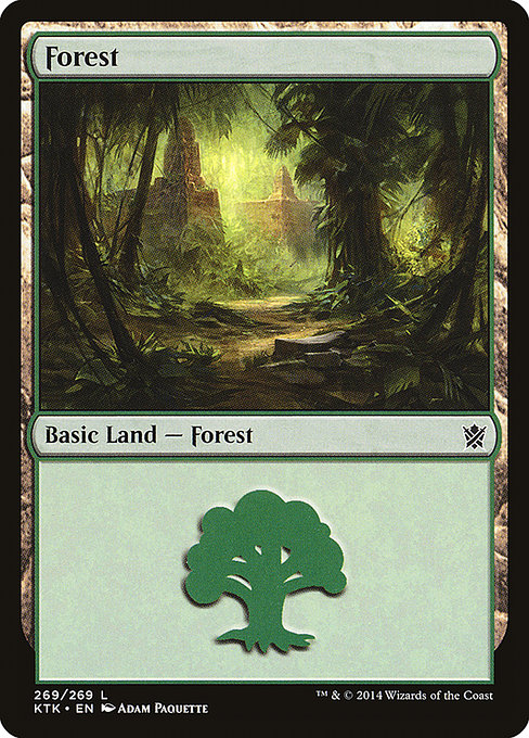 Forest from Khans of Tarkir
