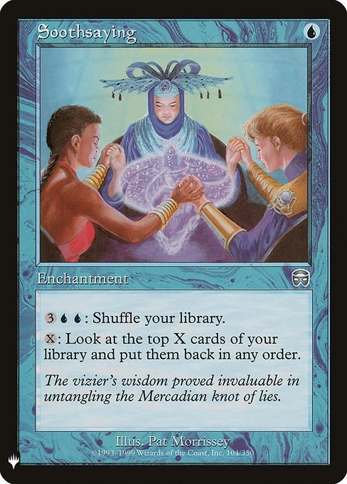 Soothsaying highlighted card art