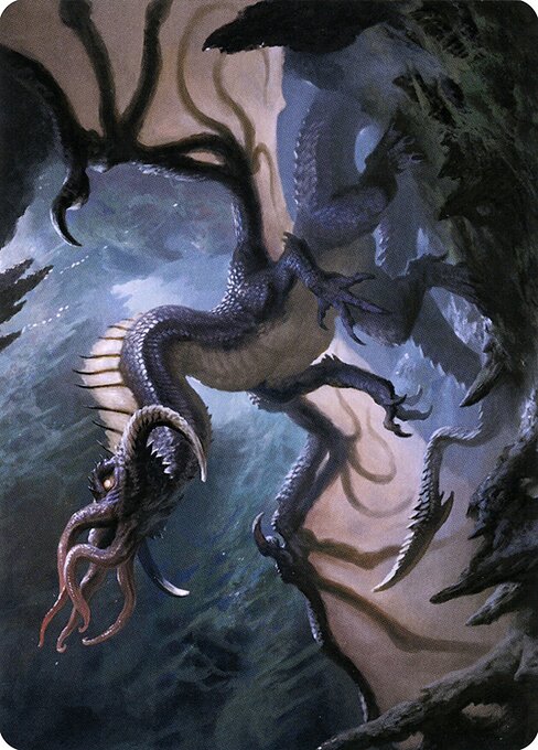 Brainstealer Dragon // Brainstealer Dragon from Battle for Baldur's Gate Art Series