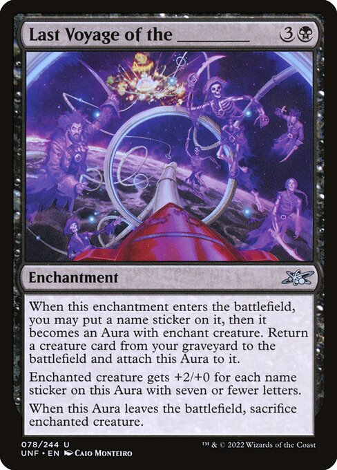 Last Voyage of the _____ from Unfinity