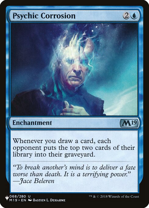 Psychic Corrosion from The List