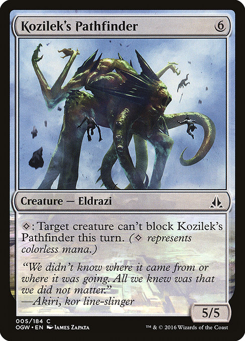 Kozilek's Pathfinder highlighted card art