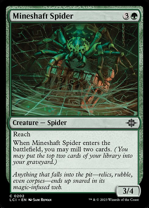 Mineshaft Spider highlighted card art