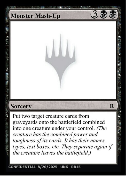 Monster Mash-Up highlighted card art
