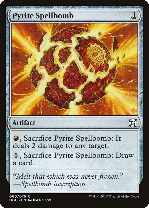 Pyrite Spellbomb from Duel Decks: Elves vs. Inventors
