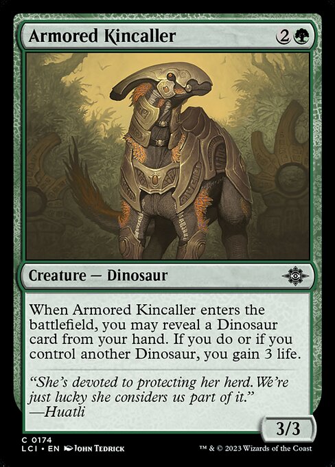 Armored Kincaller from The Lost Caverns of Ixalan