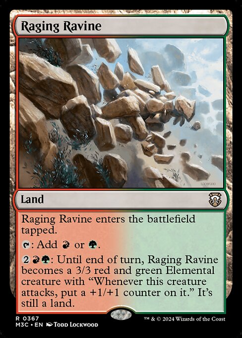 Raging Ravine from Modern Horizons 3 Commander