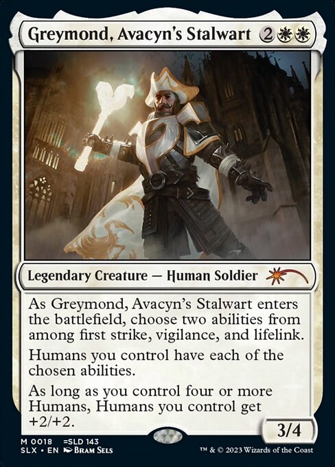 Greymond, Avacyn's Stalwart highlighted card art