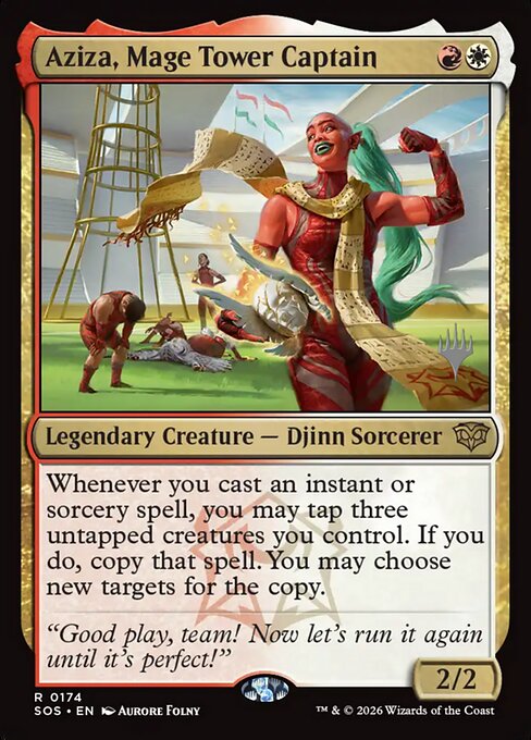 Aziza, Mage Tower Captain from Secrets of Strixhaven Promos
