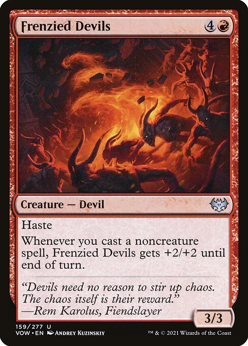 Frenzied Devils from Innistrad: Crimson Vow