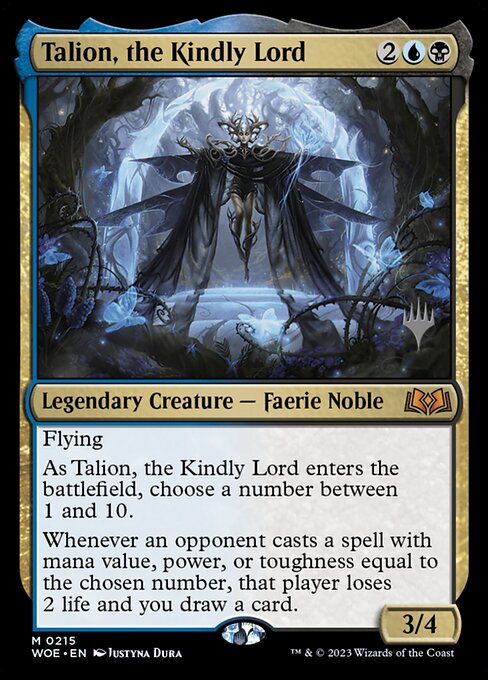 Talion, the Kindly Lord from Wilds of Eldraine Promos