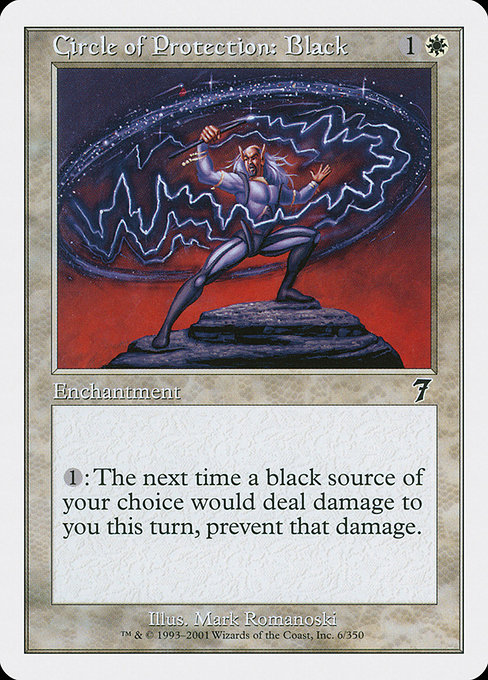 Circle of Protection: Black from Seventh Edition