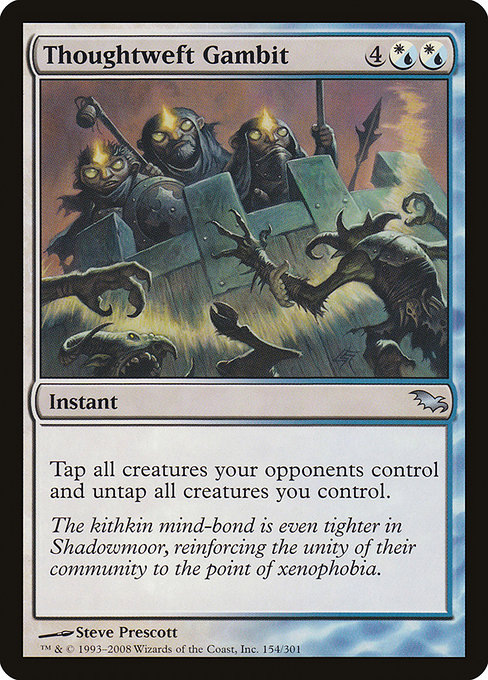 Thoughtweft Gambit highlighted card art