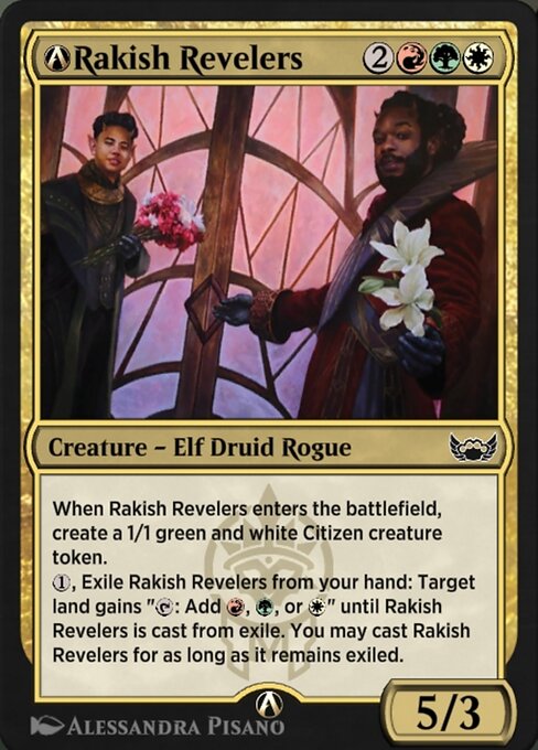 A-Rakish Revelers highlighted card art