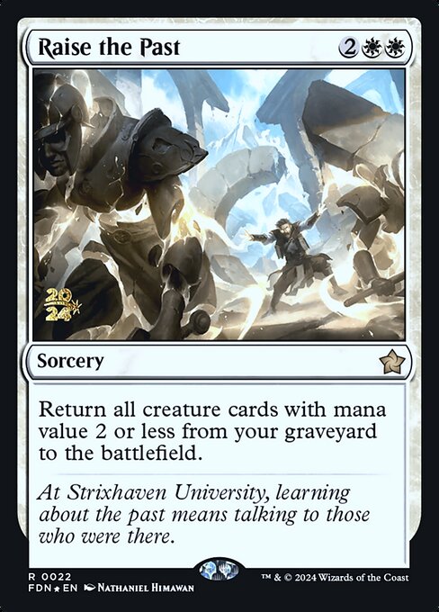 Raise the Past from Foundations Promos