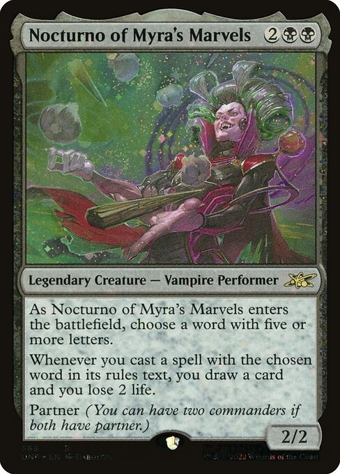 Nocturno of Myra's Marvels from Unfinity