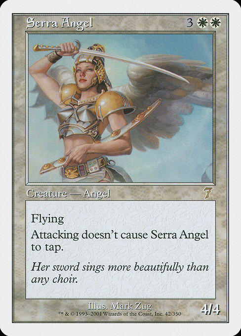 Serra Angel from Seventh Edition