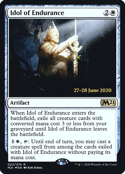 Idol of Endurance from Core Set 2021 Promos