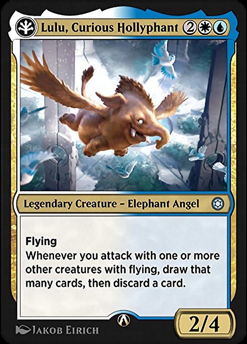 Lulu, Curious Hollyphant highlighted card art