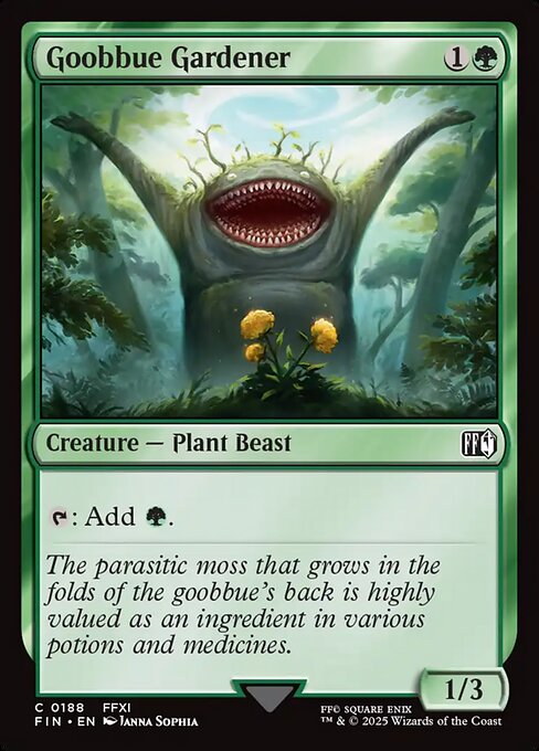 Goobbue Gardener highlighted card art