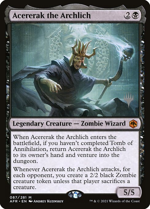 Acererak the Archlich from Adventures in the Forgotten Realms Promos