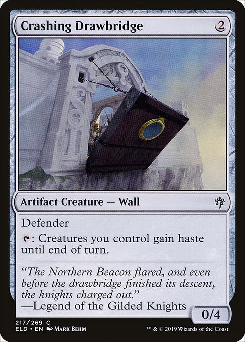 Crashing Drawbridge from Throne of Eldraine