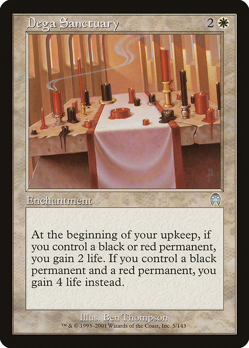 Dega Sanctuary highlighted card art