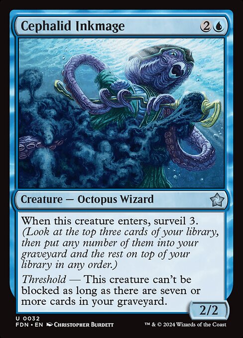 Cephalid Inkmage highlighted card art