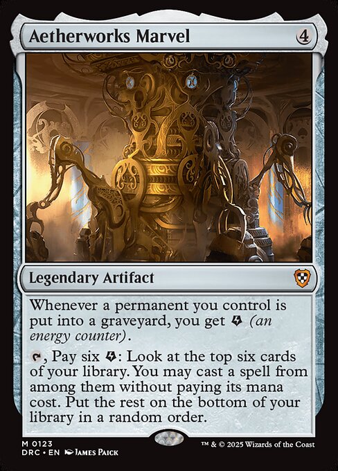 Aetherworks Marvel highlighted card art