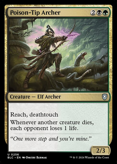 Poison-Tip Archer from Bloomburrow Commander