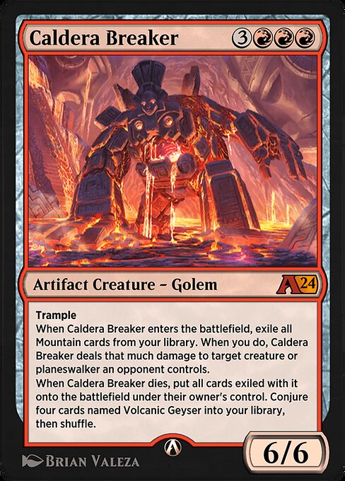 Caldera Breaker highlighted card art