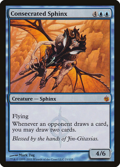 Consecrated Sphinx from Mirrodin Besieged