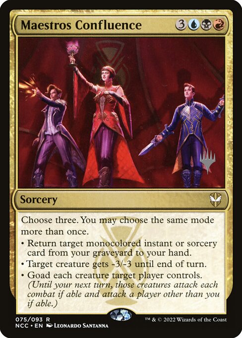 Maestros Confluence from New Capenna Commander Promos