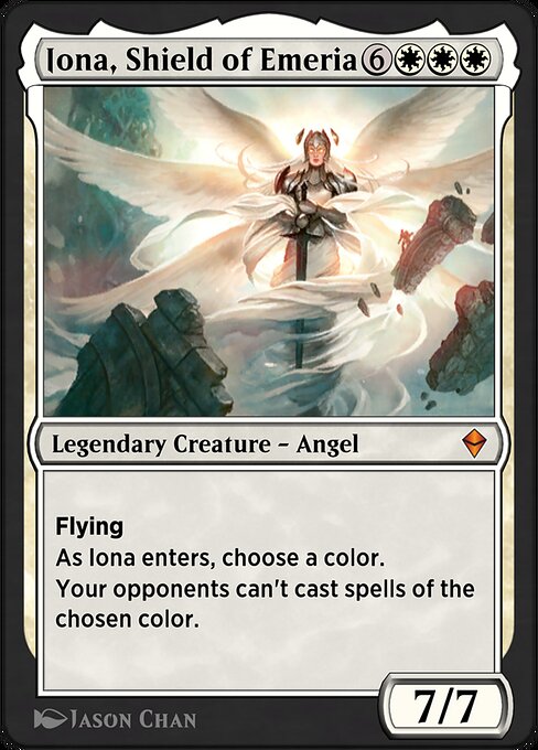 Iona, Shield of Emeria highlighted card art