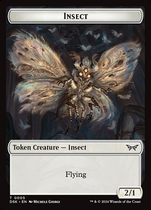 Insect highlighted card art