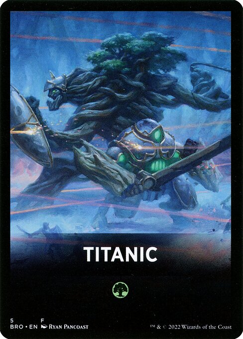 Titanic highlighted card art