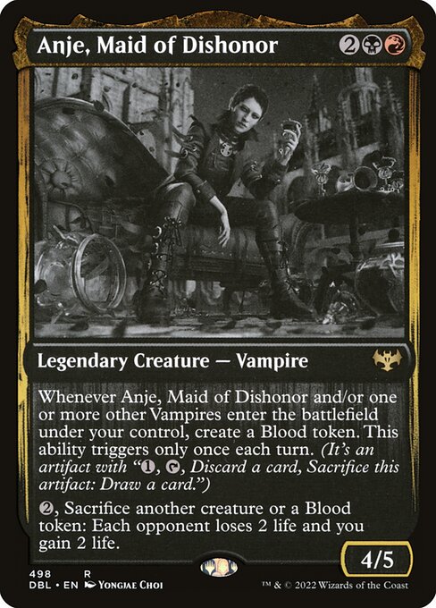 Anje, Maid of Dishonor highlighted card art