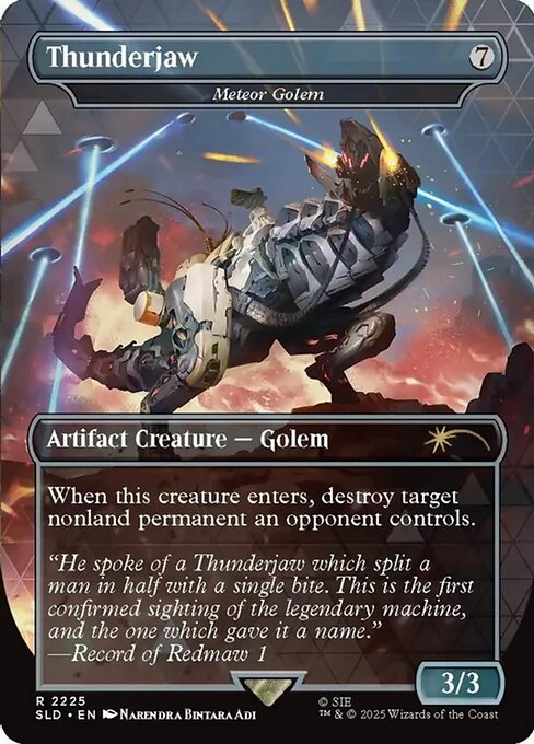 Meteor Golem highlighted card art