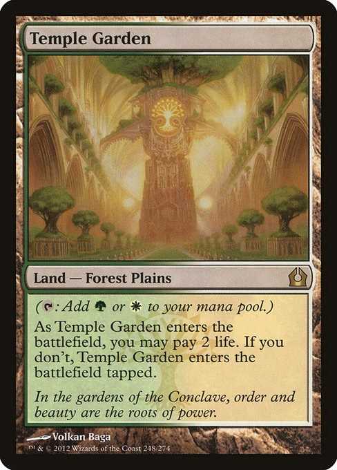 Temple Garden from Return to Ravnica