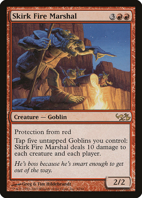 Skirk Fire Marshal from Duel Decks: Elves vs. Goblins