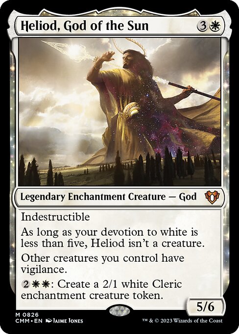 Heliod, God of the Sun from Commander Masters