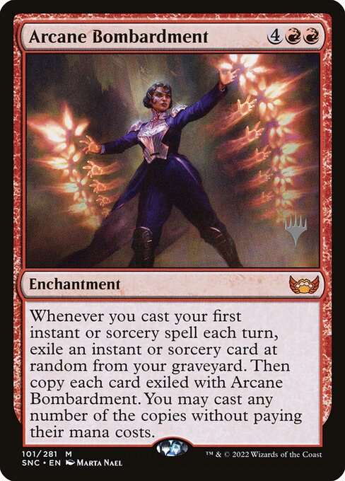 Arcane Bombardment from Streets of New Capenna Promos