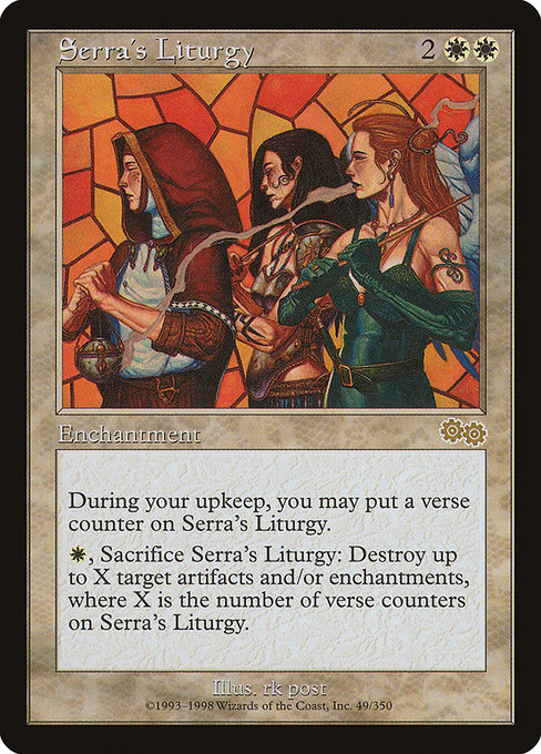 Serra's Liturgy highlighted card art
