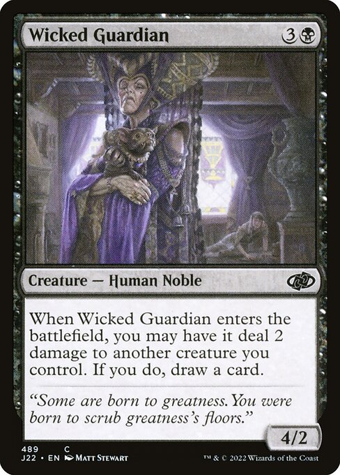 Wicked Guardian highlighted card art