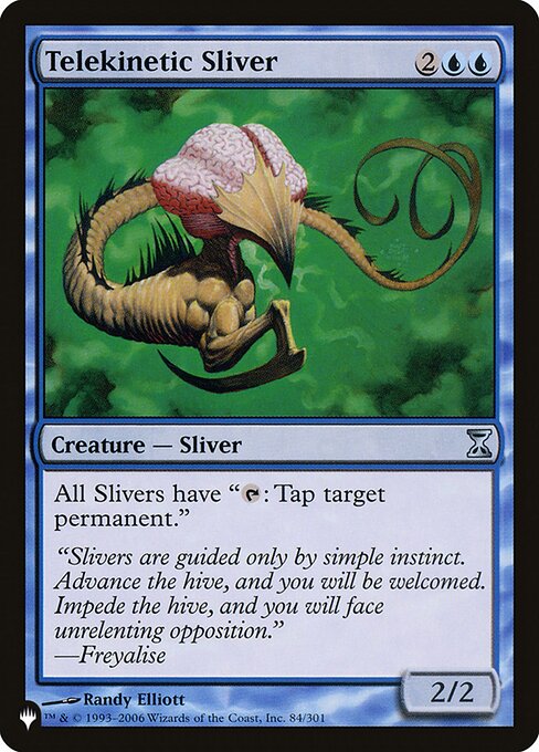Telekinetic Sliver highlighted card art