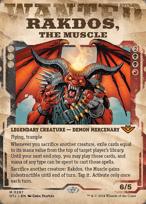 Rakdos, the Muscle from Outlaws of Thunder Junction
