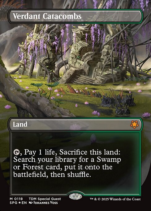 Verdant Catacombs highlighted card art