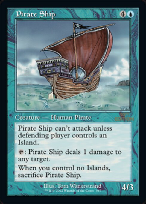 Pirate Ship highlighted card art
